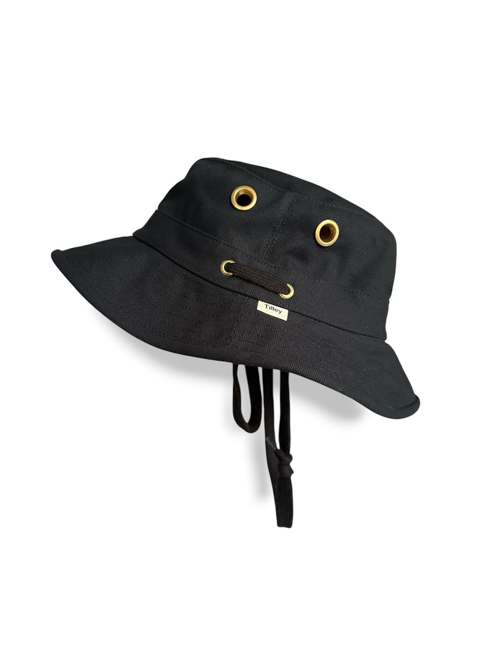 Tilley T1 Iconic Bucket Hat in Black Unisex Size 7 1/8